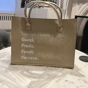 NWT Los Angeles Trading Company Vegan Leather Tote